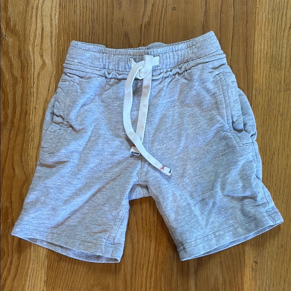 Gray Drawstring Shorts, size 2, Tooby Doo